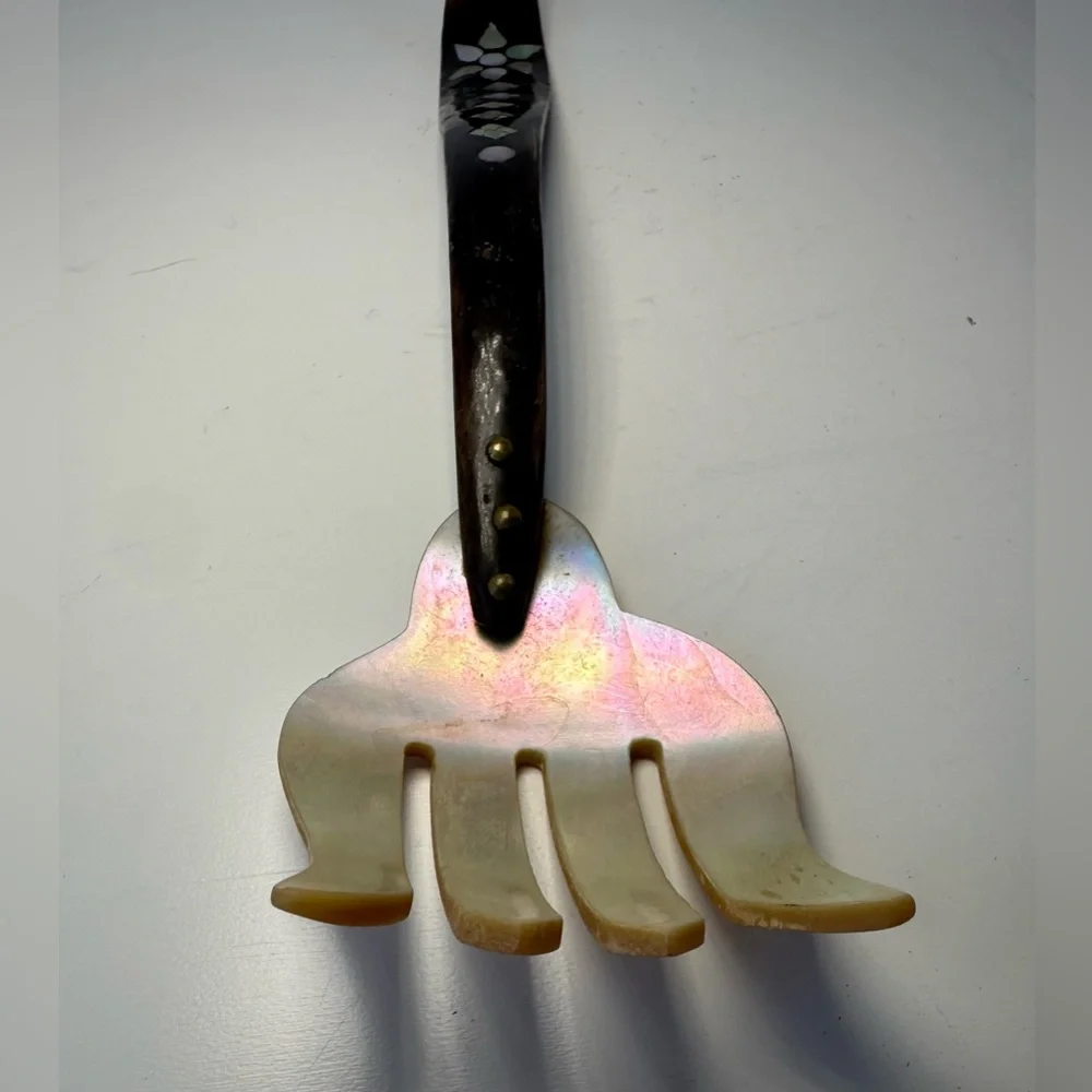 Decorative Black and‎ Silver Fork